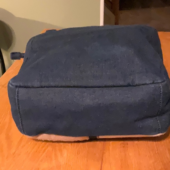 Denim and felt applique fall purse or tote - Picture 8 of 10